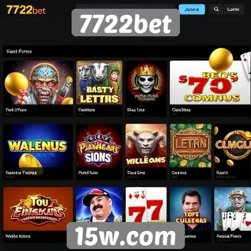 Jogos populares disponíveis na 7722bet