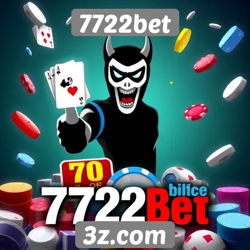 Variedade de jogos oferecidos pelo site 7722bet
