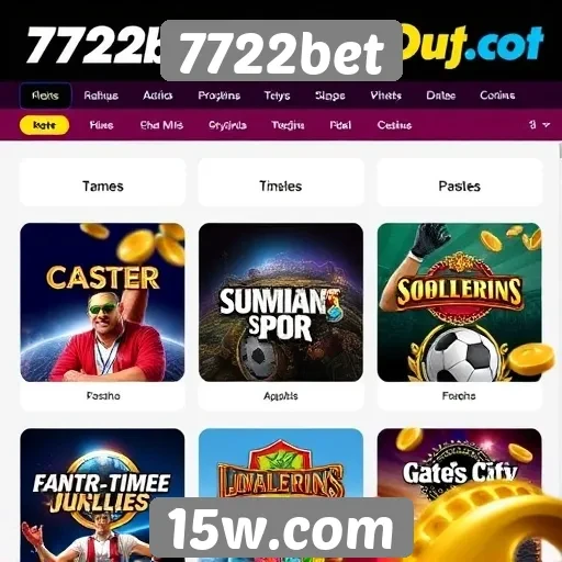 Análise dos jogos disponíveis no 7722bet